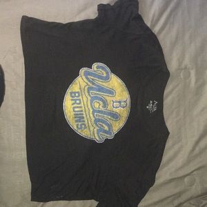 UCLA Bruins Faded Logo Crop Top